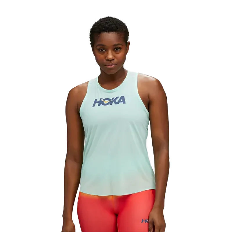 Hoka Airolite Run Tank fitted tank top