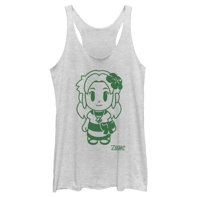 Women's Nintendo Legend of Zelda Link's Awakening Sleek Marin Avatar Racerback Tank Top modal blend tank Women's Nintendo Legend of Zelda Link's Awakening Sleek Marin Avatar Racerback Tank Top modal blend tank