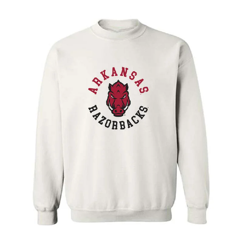 Arkansas - NCAA Women's Swimming & Diving : Malea Martinez - Crewneck Sweatshirt Hoodie with Gradient Ombre Colorful Arkansas - NCAA Women's Swimming & Diving : Malea Martinez - Crewneck Sweatshirt Hoodie with Gradient Ombre Colorful