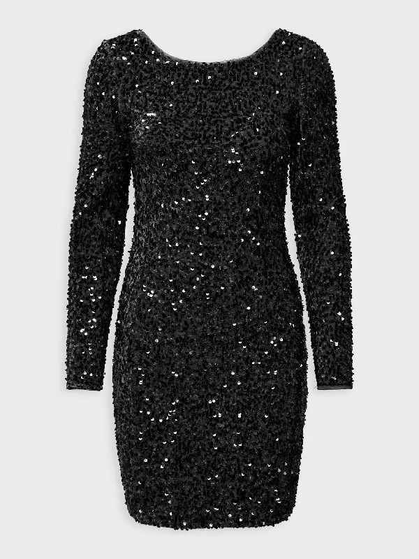 Γυναικείο φόρεμα παγιέτες ONLCONFIDENCE L/S SEQUINS DRESS JRS 15310181 | 15310181 Tunics Practical easy-care Γυναικείο φόρεμα παγιέτες ONLCONFIDENCE L/S SEQUINS DRESS JRS 15310181 | 15310181 Tunics Practical easy-care