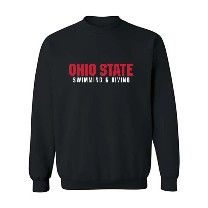 Ohio State - NCAA Women's Swimming & Diving : Annie Krusinski - Crewneck Sweatshirt Hoodie with Lining Warm Insulated Ohio State - NCAA Women's Swimming & Diving : Annie Krusinski - Crewneck Sweatshirt Hoodie with Lining Warm Insulated