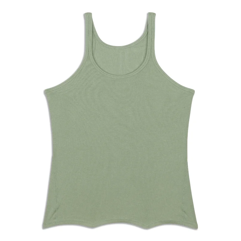 Hold Tight Thin Strap Racerback Tank Top - Resale scoop neck tank