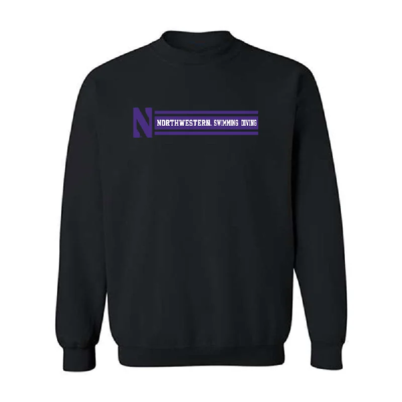 Northwestern - NCAA Women's Swimming & Diving : Claudia Chang - Classic Shersey Crewneck Sweatshirt Hoodie Crop Top Short Trendy