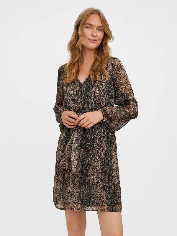 Γυναικείο φόρεμα VMNALA L/S V-NECK ABK DRESS 10278775 | 10278775 Tunics Vintage classic Γυναικείο φόρεμα VMNALA L/S V-NECK ABK DRESS 10278775 | 10278775 Tunics Vintage classic