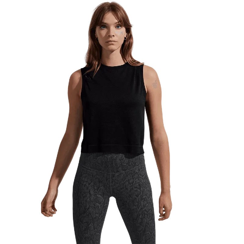 Varley Page Seamless Crop Tank lavender tank top