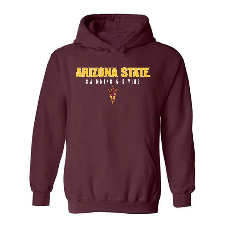 Arizona State - NCAA Women's Swimming & Diving : Erin Milligan - Classic Shersey Hooded Sweatshirt Graphic Hoodie Design Print Arizona State - NCAA Women's Swimming & Diving : Erin Milligan - Classic Shersey Hooded Sweatshirt Graphic Hoodie Design Print