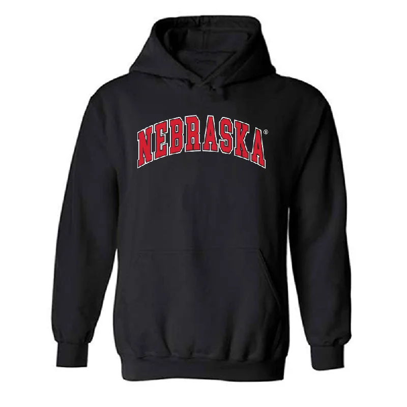 Nebraska - NCAA Women's Swimming & Diving : Gabby Donahue - Generic Shersey Hooded Sweatshirt Hoodie with V-Neck Classic Versatile Nebraska - NCAA Women's Swimming & Diving : Gabby Donahue - Generic Shersey Hooded Sweatshirt Hoodie with V-Neck Classic Versatile