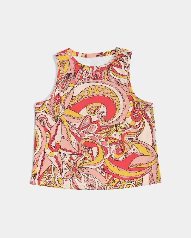 Patty Cropped Tank Top fitted tank top