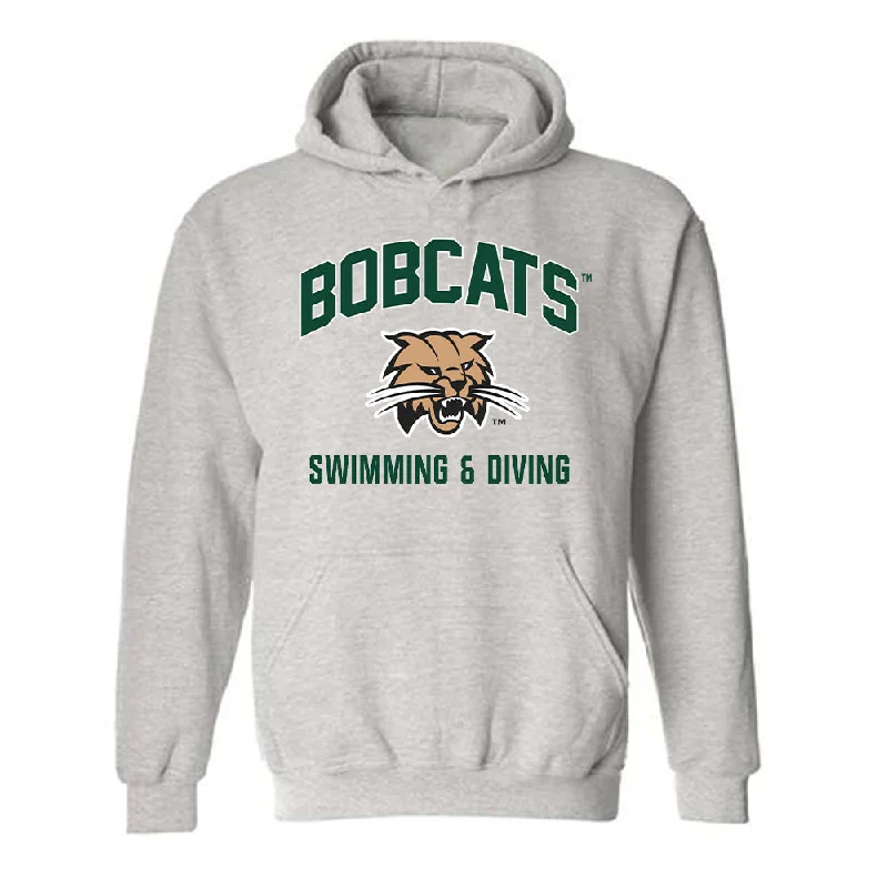 Ohio - NCAA Women's Swimming & Diving : Ashley Sallows - Sports Shersey Hooded Sweatshirt Hoodie with Ribbed Hem Stretchable Secure Ohio - NCAA Women's Swimming & Diving : Ashley Sallows - Sports Shersey Hooded Sweatshirt Hoodie with Ribbed Hem Stretchable Secure