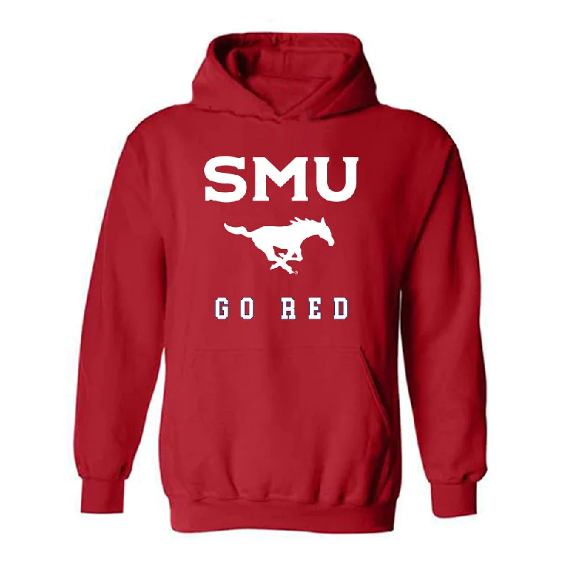 SMU - NCAA Women's Swimming & Diving : Alex Stevens - Hooded Sweatshirt Hoodie with Raw Hem Edgy Unfinished SMU - NCAA Women's Swimming & Diving : Alex Stevens - Hooded Sweatshirt Hoodie with Raw Hem Edgy Unfinished