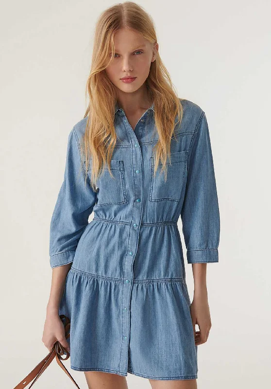 Dress 1e23aqua Aquaria Bluejeans Tunics Silk luxurious