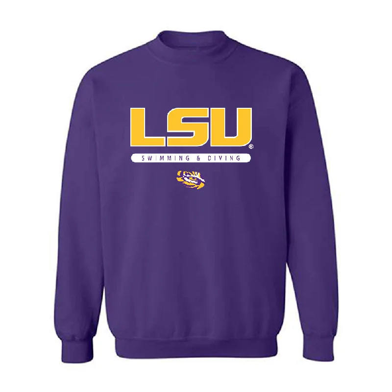 LSU - NCAA Women's Swimming & Diving : Maggie Buckley - Classic Shersey Crewneck Sweatshirt Hoodie with Earth Tones Natural Calm LSU - NCAA Women's Swimming & Diving : Maggie Buckley - Classic Shersey Crewneck Sweatshirt Hoodie with Earth Tones Natural Calm