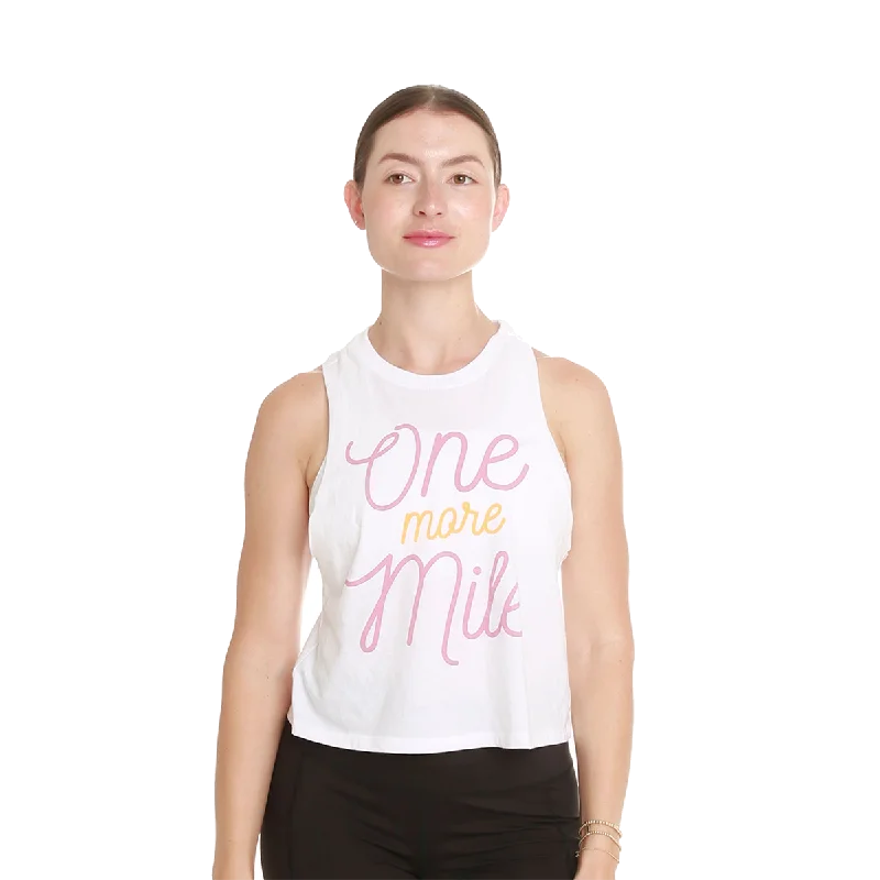 Pep & BB One More Mile Crop Tank white tank top