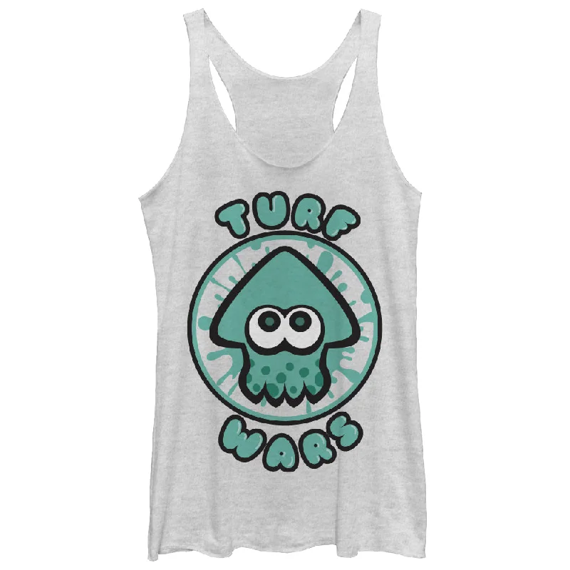 Women's Nintendo Splatoon Turf Wars Racerback Tank Top print tank top