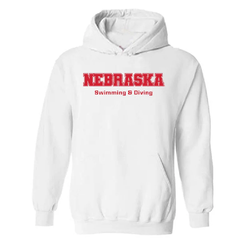 Nebraska - NCAA Women's Swimming & Diving : JoJo Randby - Generic Shersey Hooded Sweatshirt Hoodie with Half-Zip Sporty Casual Nebraska - NCAA Women's Swimming & Diving : JoJo Randby - Generic Shersey Hooded Sweatshirt Hoodie with Half-Zip Sporty Casual