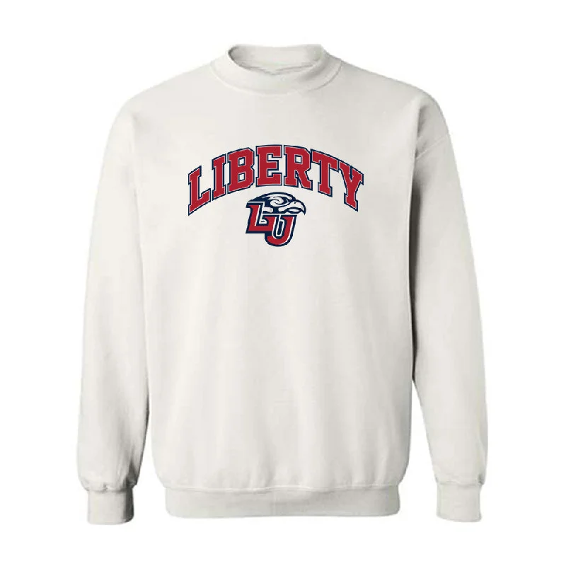 Liberty - NCAA Women's Swimming & Diving : Kate Baker - Crewneck Sweatshirt Hoodie with Rhinestones Sparkly Elegant Liberty - NCAA Women's Swimming & Diving : Kate Baker - Crewneck Sweatshirt Hoodie with Rhinestones Sparkly Elegant