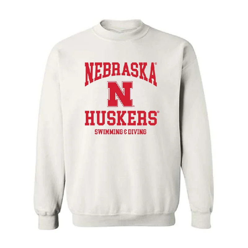 Nebraska - NCAA Women's Swimming & Diving : Madison Lloyd - Generic Shersey Crewneck Sweatshirt Hoodie with Elastic Waist Stretchable Comfortable Nebraska - NCAA Women's Swimming & Diving : Madison Lloyd - Generic Shersey Crewneck Sweatshirt Hoodie with Elastic Waist Stretchable Comfortable