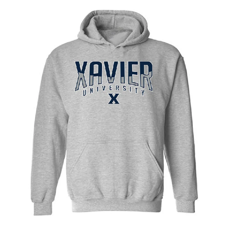 Xavier - NCAA Women's Swimming & Diving : Clara Keiser - Hooded Sweatshirt Classic Shersey Hoodie with Full-Zip Functional Layering Xavier - NCAA Women's Swimming & Diving : Clara Keiser - Hooded Sweatshirt Classic Shersey Hoodie with Full-Zip Functional Layering