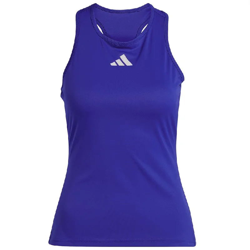 adidas Women's Club Tank - Lucid Blue navy tank top