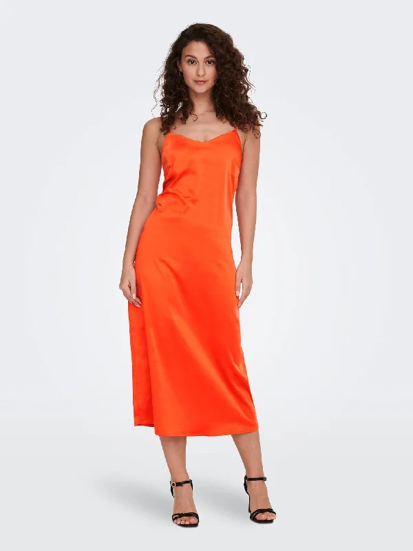 Γυναικείο φόρεμα σατέν ONLMAYRA SLIP TIE SATIN DRESS WVN 15255633 | 15255633 Tunics Formal black Γυναικείο φόρεμα σατέν ONLMAYRA SLIP TIE SATIN DRESS WVN 15255633 | 15255633 Tunics Formal black