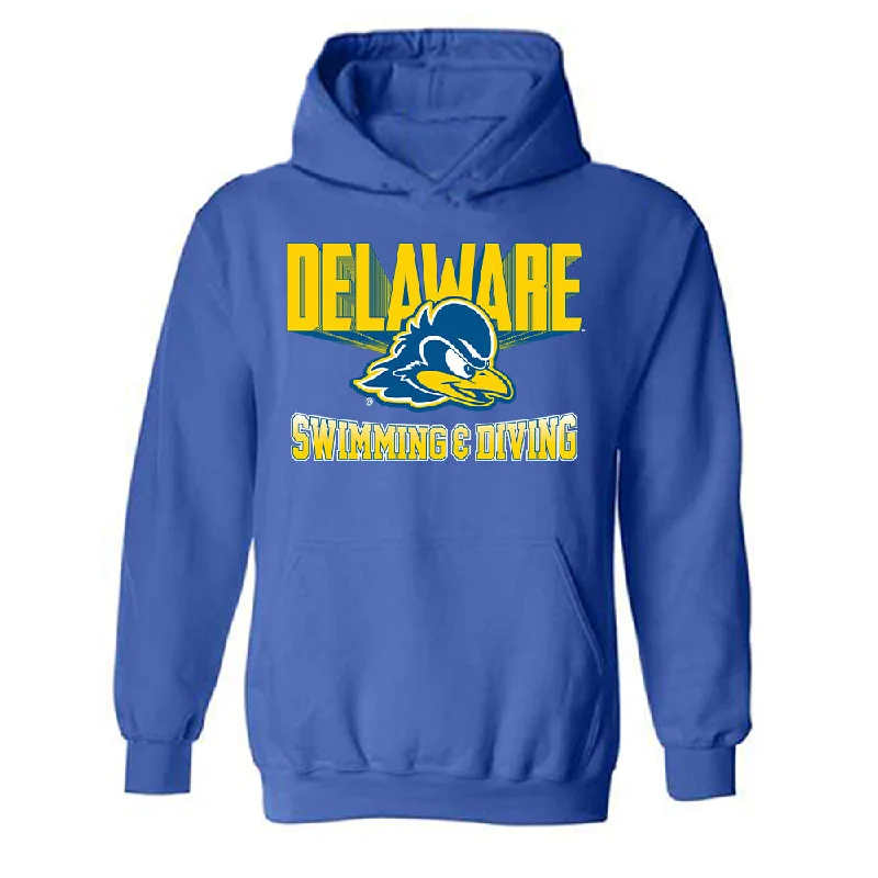 Delaware - NCAA Women's Swimming & Diving : Brenna Ross - Hooded Sweatshirt Hoodie with Tie-Dye Psychedelic Retro Delaware - NCAA Women's Swimming & Diving : Brenna Ross - Hooded Sweatshirt Hoodie with Tie-Dye Psychedelic Retro