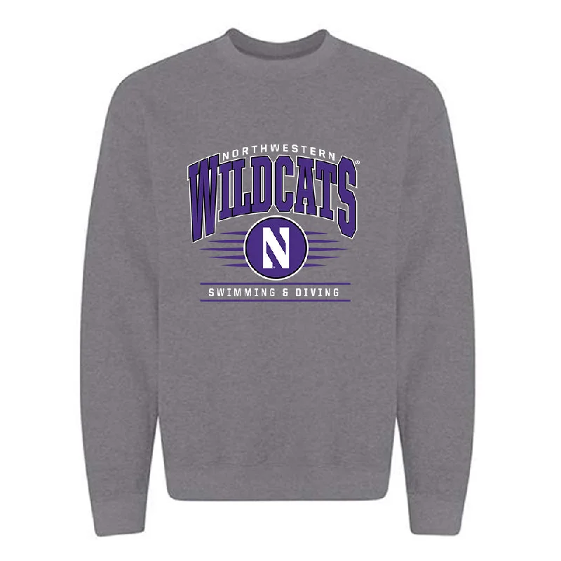 Northwestern - NCAA Women's Swimming & Diving : Claudia Chang - Classic Shersey Crewneck Sweatshirt Hoodie with Print Artistic Unique Northwestern - NCAA Women's Swimming & Diving : Claudia Chang - Classic Shersey Crewneck Sweatshirt Hoodie with Print Artistic Unique