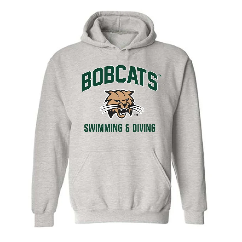 Ohio - NCAA Women's Swimming & Diving : Savanna Bos - Sports Shersey Hooded Sweatshirt Hoodie with Applique Textured Unique Ohio - NCAA Women's Swimming & Diving : Savanna Bos - Sports Shersey Hooded Sweatshirt Hoodie with Applique Textured Unique