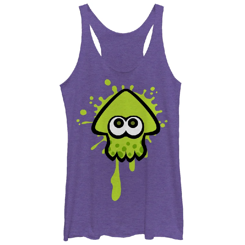 Women's Nintendo Splatoon Inkling Squid Racerback Tank Top crossback tank top