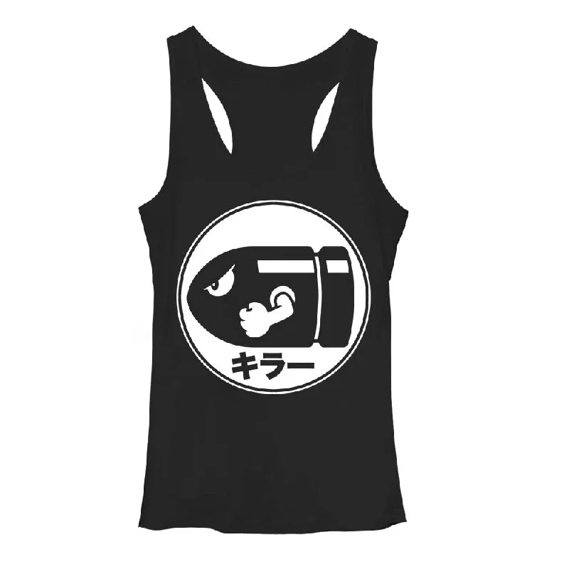 Women's Nintendo Mario Bullet Racerback Tank Top strapless tank top