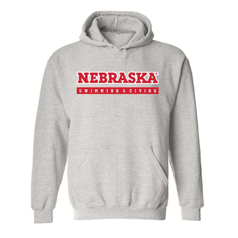Nebraska - NCAA Women's Swimming & Diving : JoJo Randby - Classic Shersey Hooded Sweatshirt Hoodie with Cropped Fit Short Trendy Nebraska - NCAA Women's Swimming & Diving : JoJo Randby - Classic Shersey Hooded Sweatshirt Hoodie with Cropped Fit Short Trendy