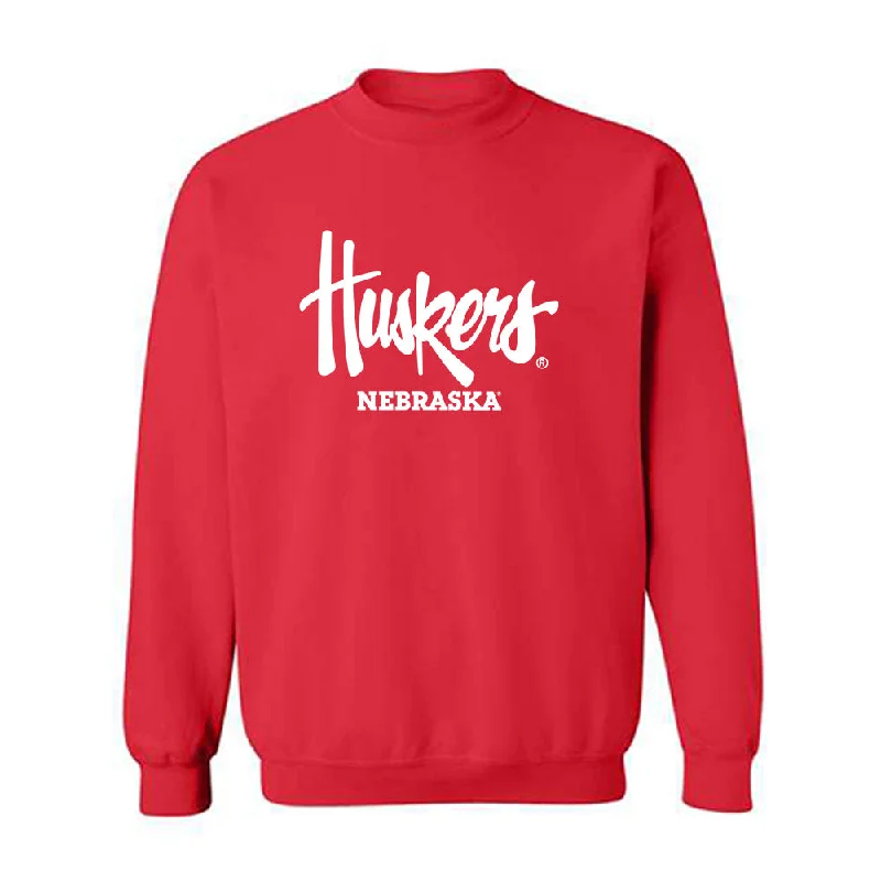Nebraska - NCAA Women's Swimming & Diving : Katelyn Kilpatrick - Generic Shersey Crewneck Sweatshirt Hoodie with Distressed Vintage Worn Nebraska - NCAA Women's Swimming & Diving : Katelyn Kilpatrick - Generic Shersey Crewneck Sweatshirt Hoodie with Distressed Vintage Worn