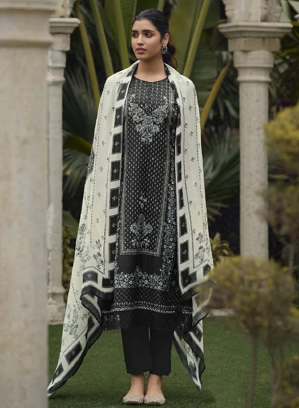Ibiza Pure Muslin Black Unstitched Suit Dress Material for Women Tunics Review highly Ibiza Pure Muslin Black Unstitched Suit Dress Material for Women Tunics Review highly