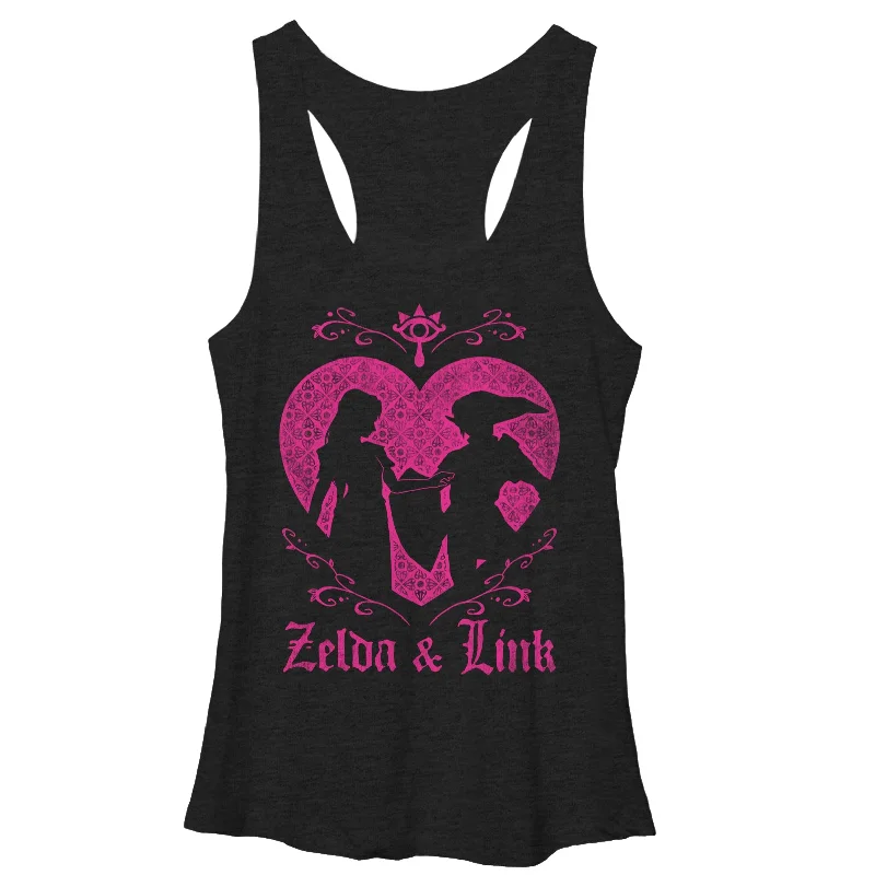 Women's Nintendo Legend of Zelda Link Love Racerback Tank Top sexy tank top