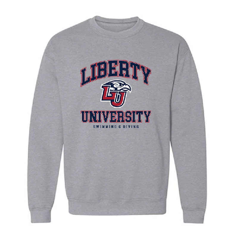Liberty - NCAA Women's Swimming & Diving : Kate Baker - Generic Shersey Crewneck Sweatshirt Hoodie with Sequins Glamorous Eye-catching Liberty - NCAA Women's Swimming & Diving : Kate Baker - Generic Shersey Crewneck Sweatshirt Hoodie with Sequins Glamorous Eye-catching