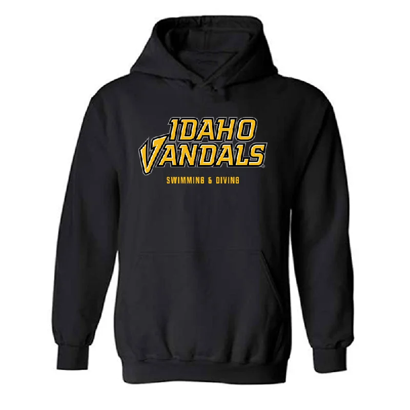 Idaho - NCAA Women's Swimming & Diving : Ginger Kiefer - Hooded Sweatshirt Hoodie with Sequins Glamorous Eye-catching Idaho - NCAA Women's Swimming & Diving : Ginger Kiefer - Hooded Sweatshirt Hoodie with Sequins Glamorous Eye-catching