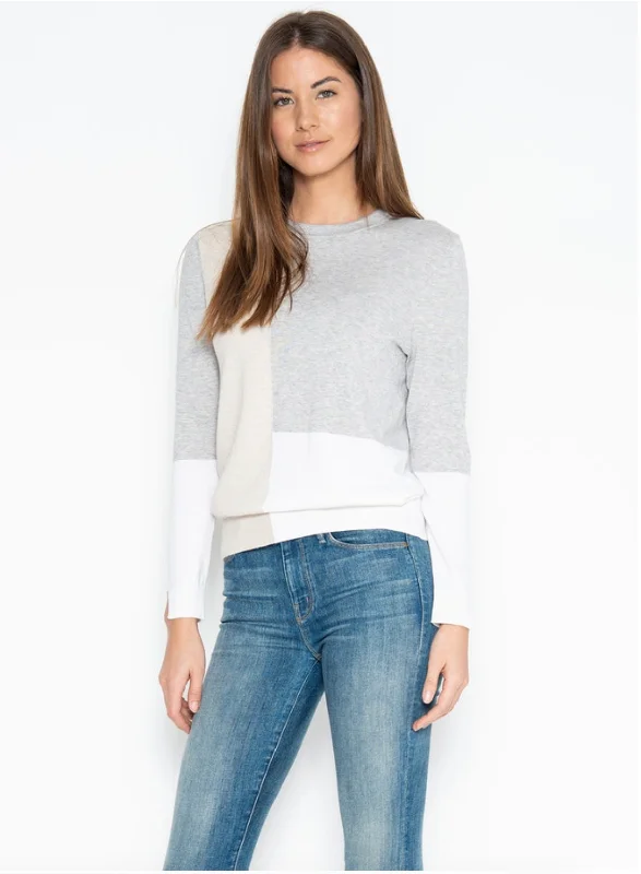 One Grey Day | Minerva Pullover Notched Neck Pullover