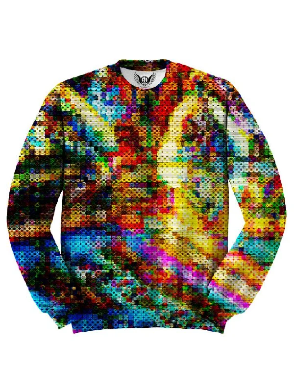 Blotted Rainbow Blotter Art Sweater Chenille Fabric Brocade Fabric Lace Fabric