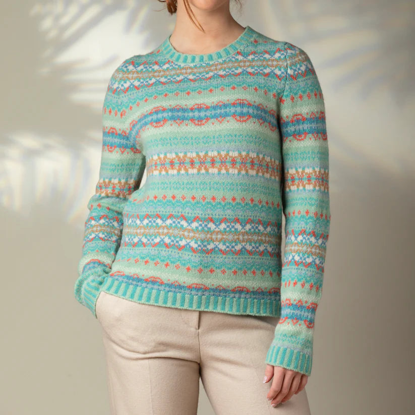 Kinross Sweater |  Opal Zippered Buttoned Snapped