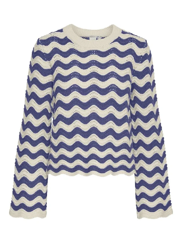 YAS Bertha - Strikket pullover Soft Wool Sweater