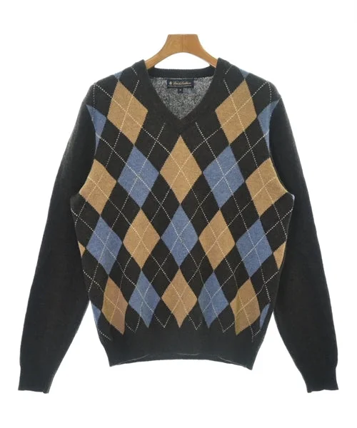 Brooks Brothers Cardigans Mesh Blend Leather Blend Suede Blend