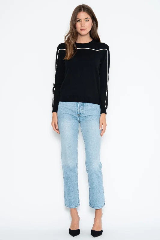 One Grey Day | Maddox Pullover Deep Neck Pullover