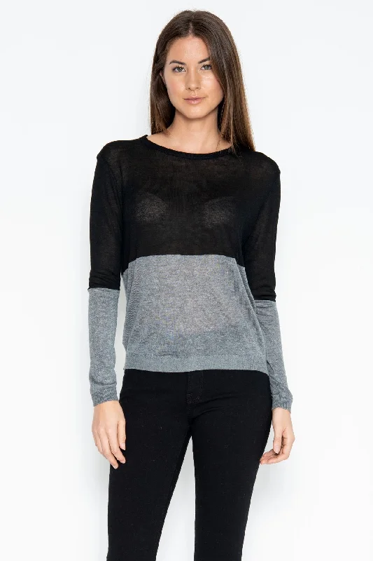 One Grey Day | Jada L/S Fine Pullover Crew Neck Wool