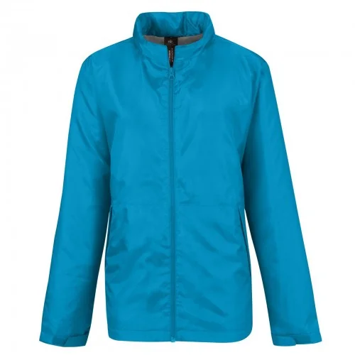 B&C Womens/Ladies Multi Active Hooded Jacket Welt Pockets Slit Pockets Flap Pockets