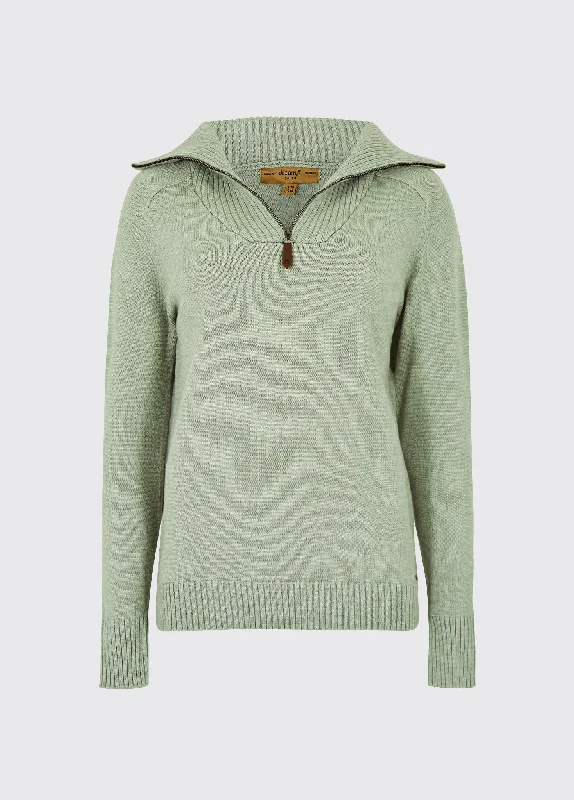Rosmead Sweater - Sage Fitted Loose Oversized