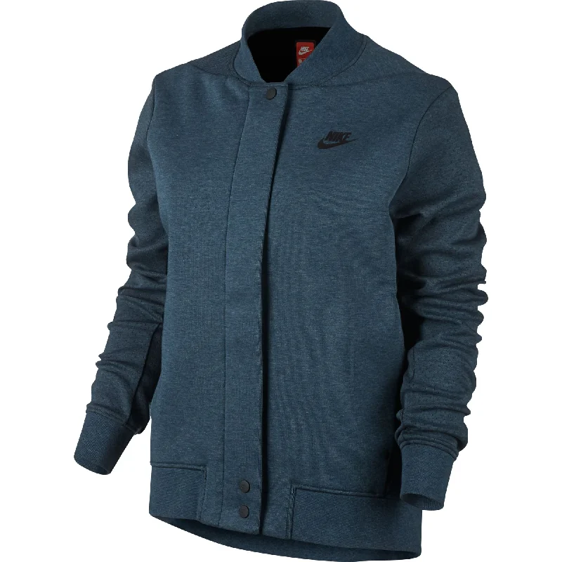 Nike Tech Fleece Destroyer Women's Jacket Squadron Blue Fleece Fabric Down Fabric Feather Fabric Nike Tech Fleece Destroyer Women's Jacket Squadron Blue Fleece Fabric Down Fabric Feather Fabric