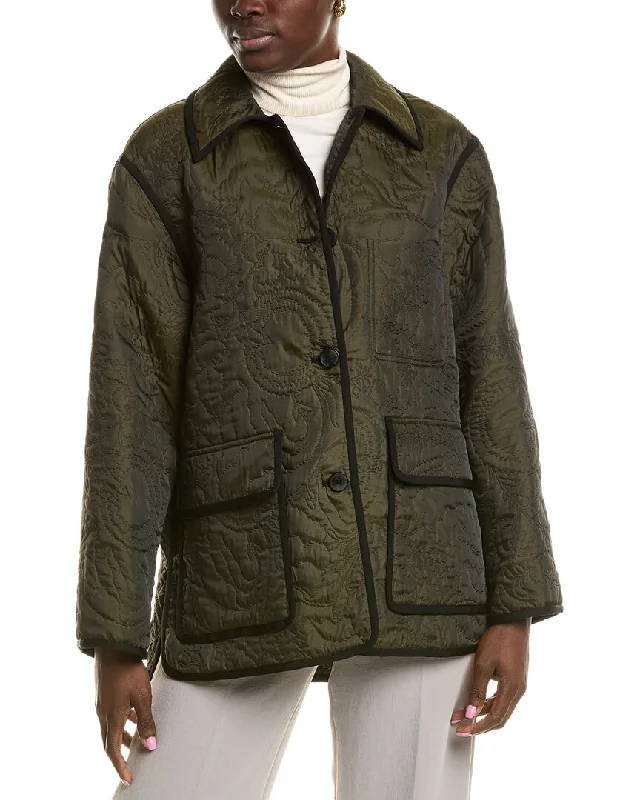 Lafayette 148 New York Quilted Jacket Collared Jacket Crew Neck Jacket Turtle Neck Jacket Lafayette 148 New York Quilted Jacket Collared Jacket Crew Neck Jacket Turtle Neck Jacket