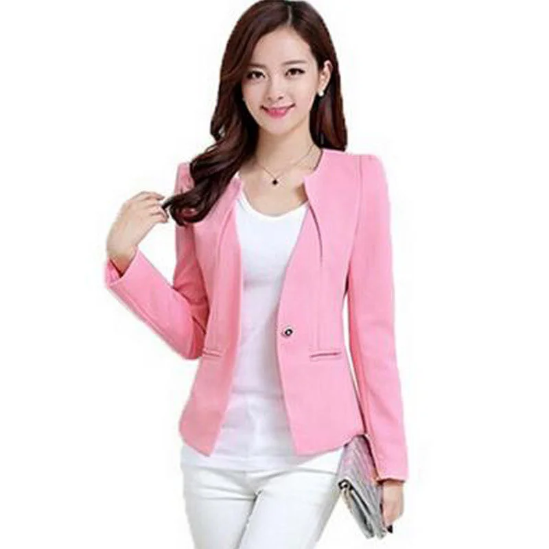 Spring Women Slim Blazer Coat Fashion Casual Jacket Long Sleeve One Button Suit Ladies Blazers Work Wear SY1005 Lace Jacket Ribbed Jacket Sequined Jacket Spring Women Slim Blazer Coat Fashion Casual Jacket Long Sleeve One Button Suit Ladies Blazers Work Wear SY1005 Lace Jacket Ribbed Jacket Sequined Jacket