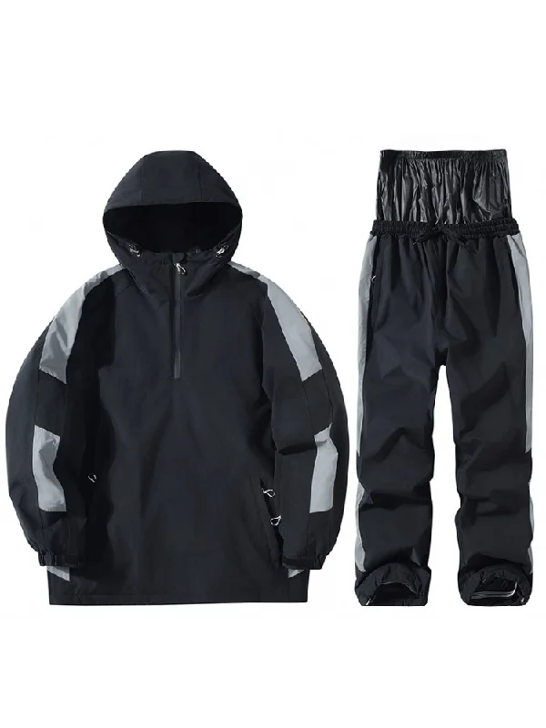 ARCTIC QUEEN Reflective Pullover Snowsuits - Unisex Square Neck Pullover