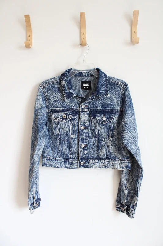 Almost Famous Stonewashed Cropped Denim Jacket | M Satin Jacket Silk Jacket Chiffon Jacket Almost Famous Stonewashed Cropped Denim Jacket | M Satin Jacket Silk Jacket Chiffon Jacket