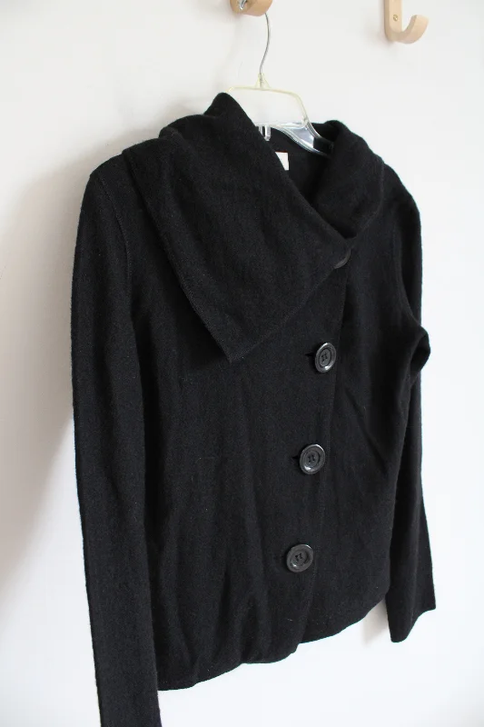 Covington Black Wool Jacket | M Notch Collar Jacket Peter Pan Collar Jacket Cowl Neck Jacket Covington Black Wool Jacket | M Notch Collar Jacket Peter Pan Collar Jacket Cowl Neck Jacket